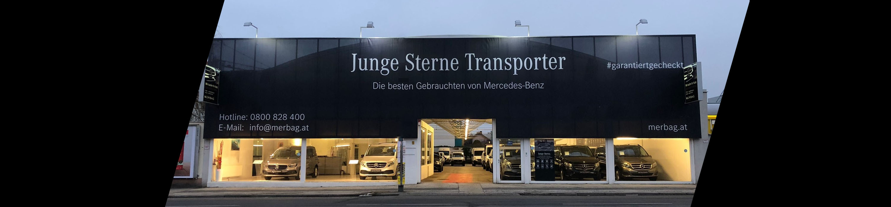 Transporter Gebrauchtwagenaktion bei Merbag, Standort Triesterstraße