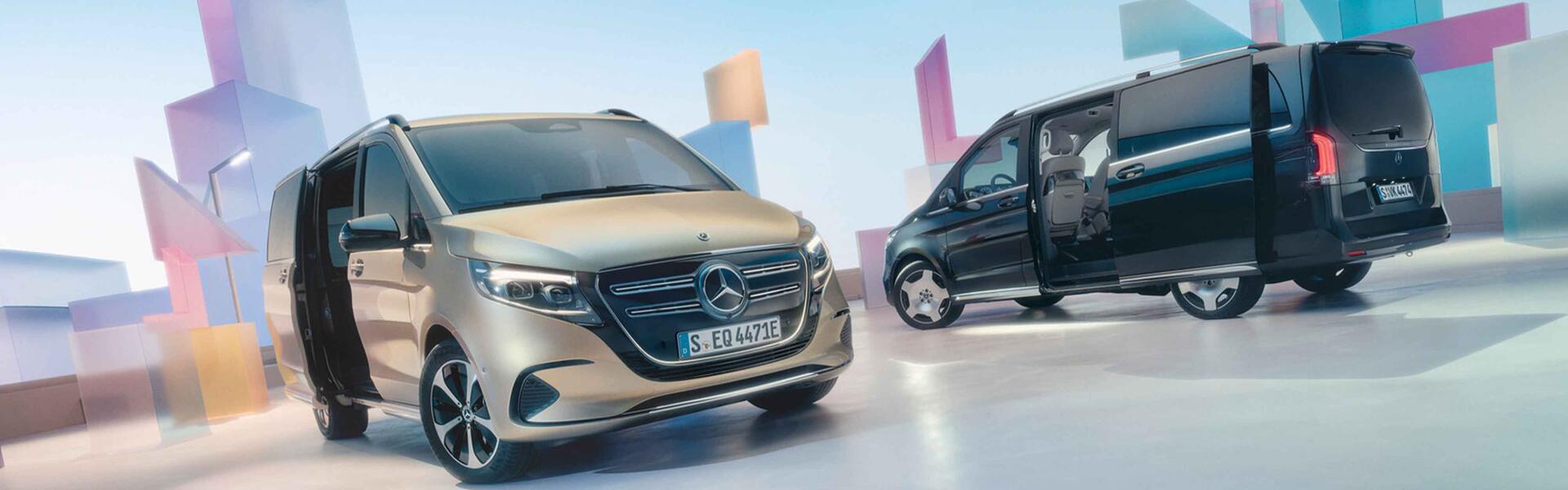 Der Mercedes-Benz EQV als Headerbild