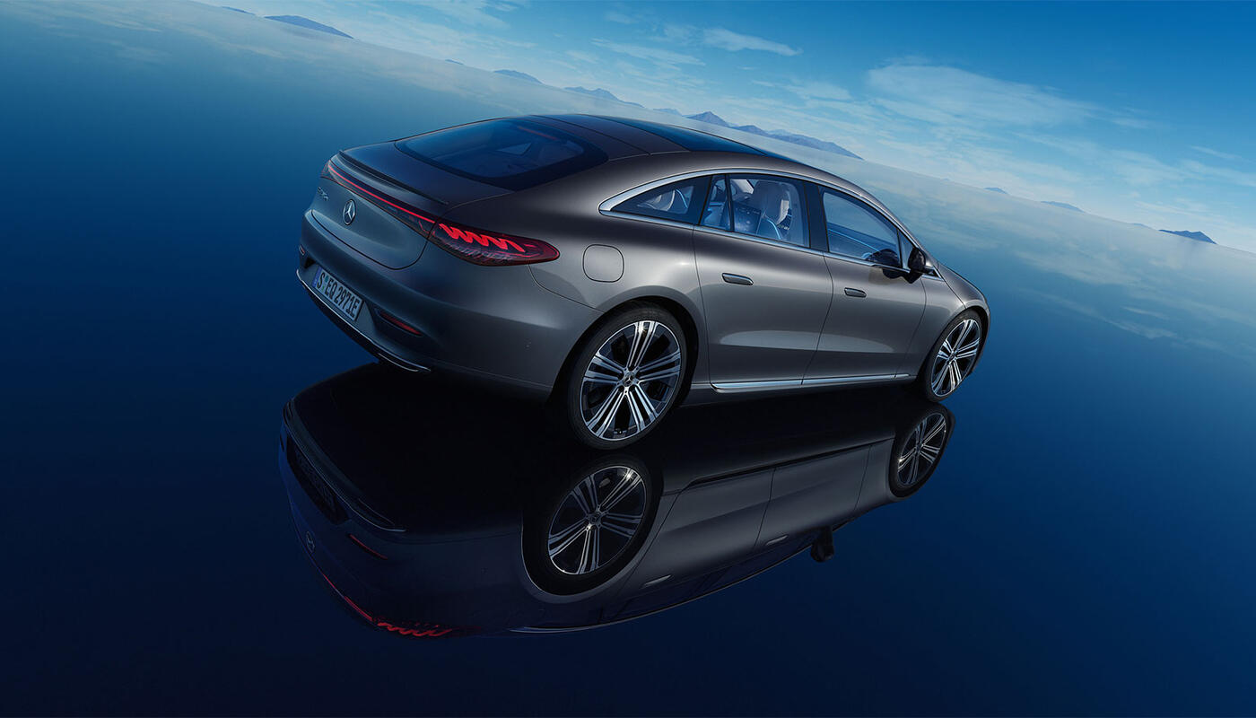 Mercedes EQS Seitenansicht