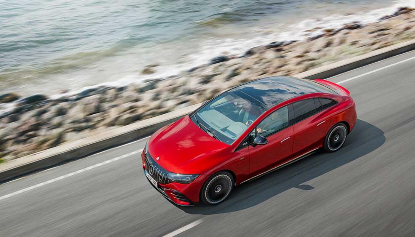 Mercedes-AMG EQE Aufsicht