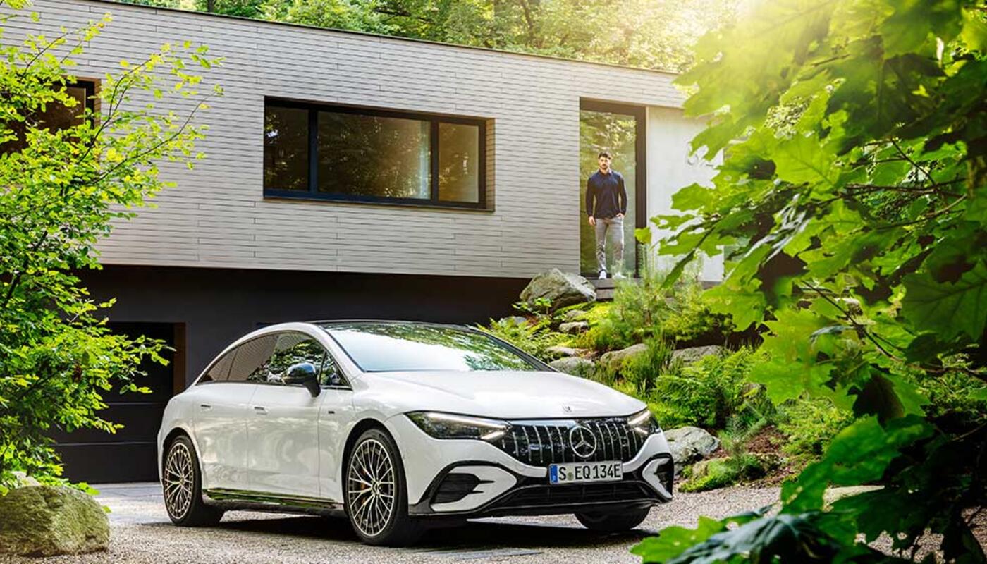 Mercedes-AMG EQE weiß