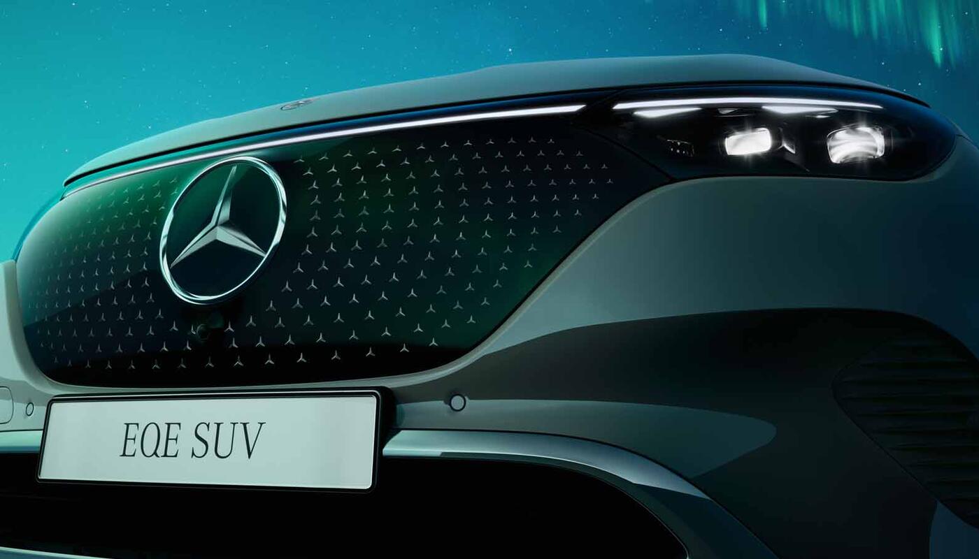 Kühlergrill des EQE SUV