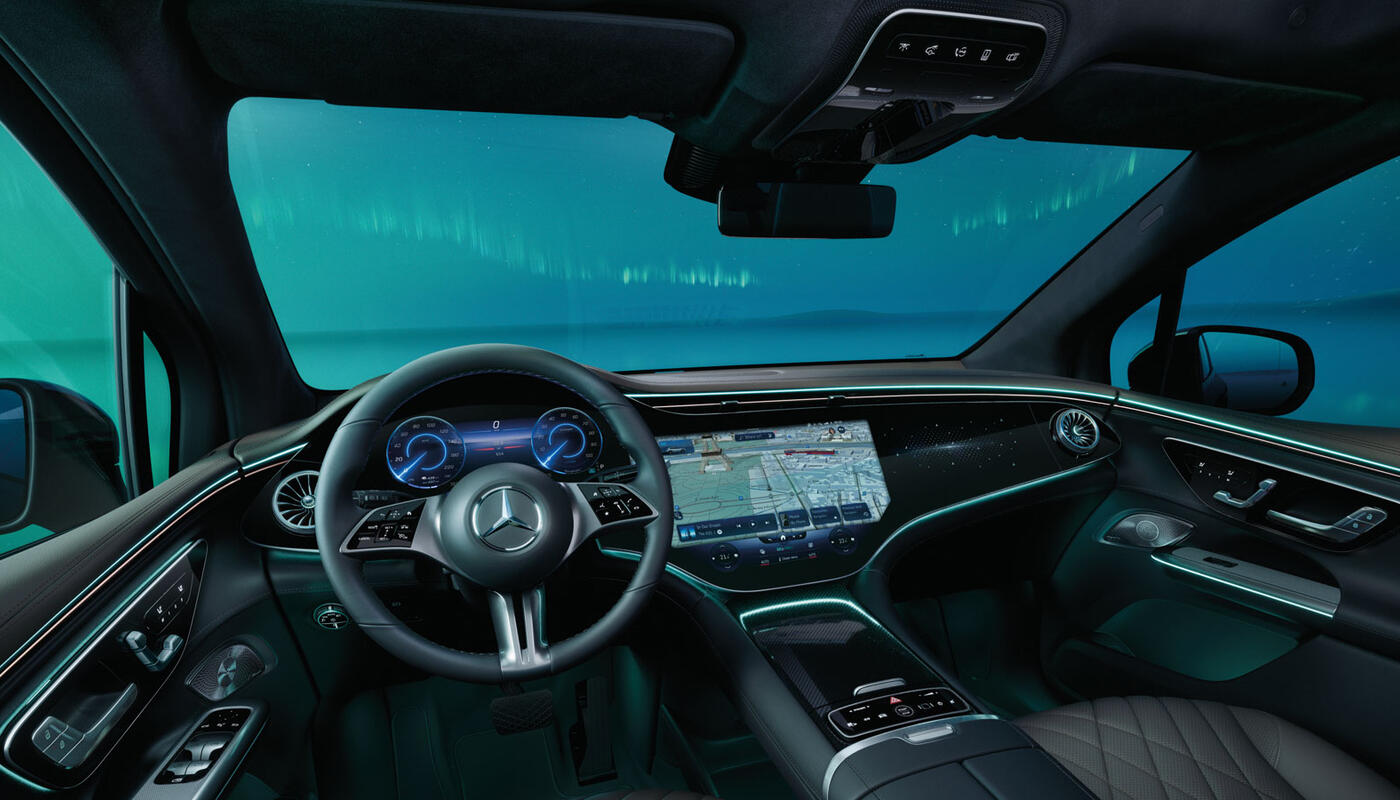Cockpit des EQE SUV