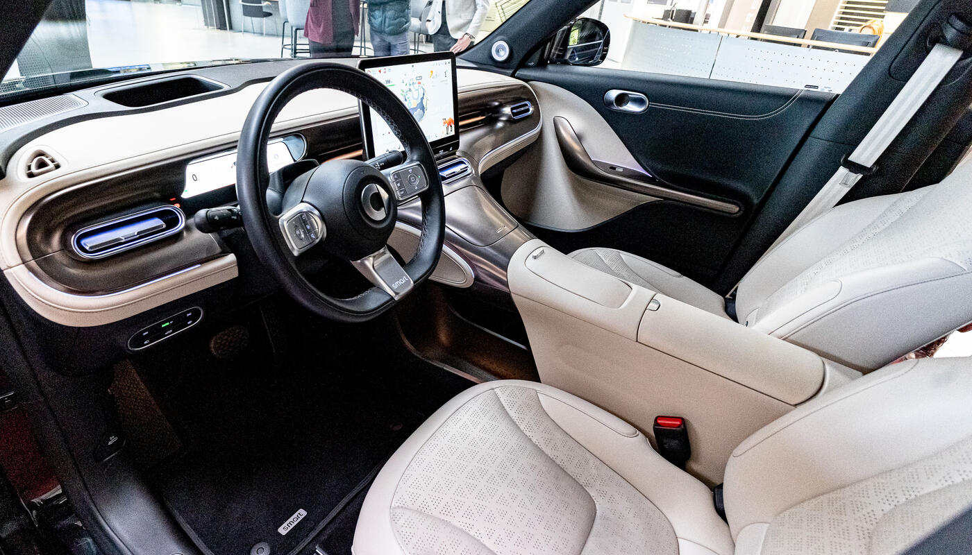 Innenraum des neuen smart #1