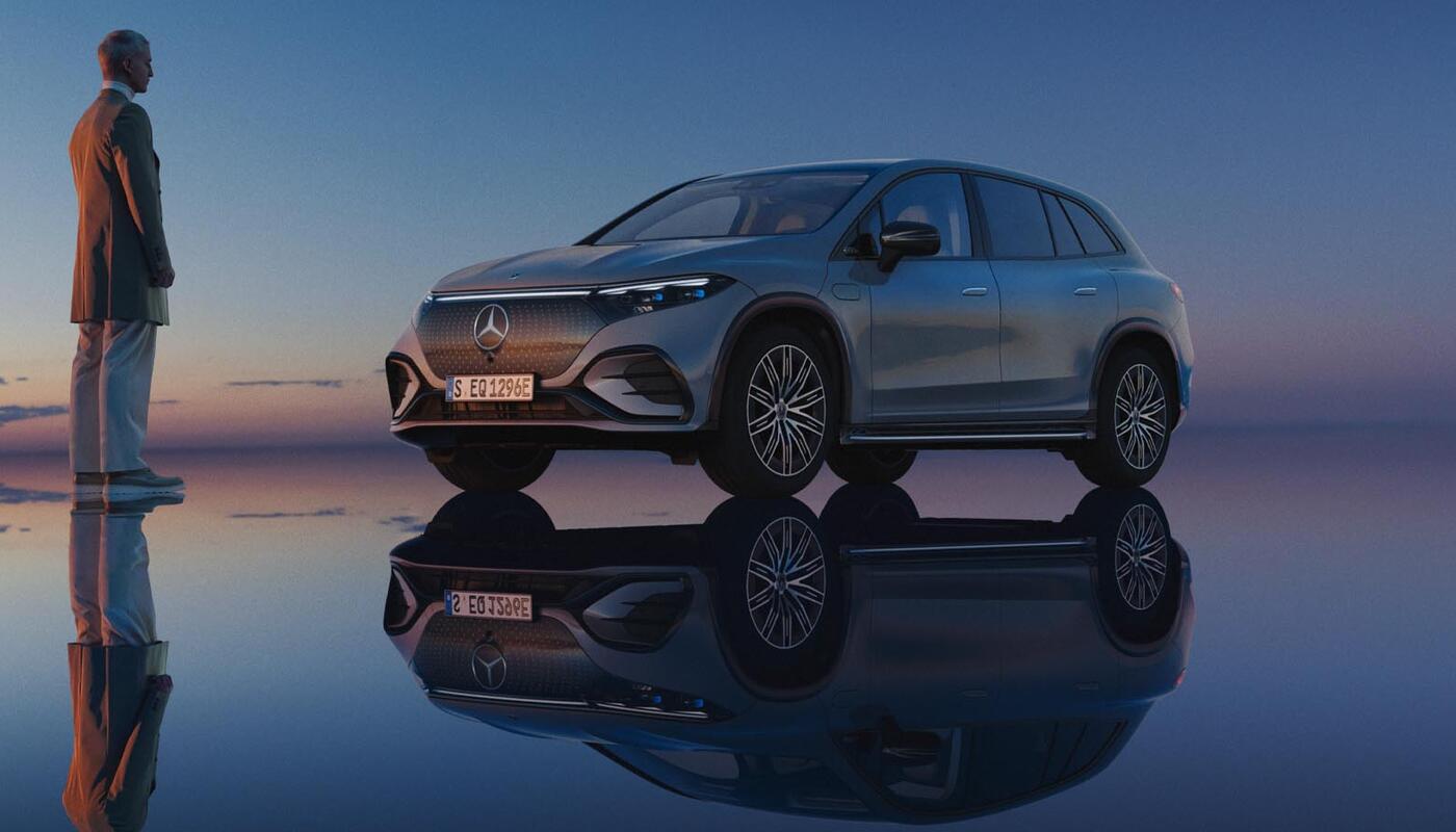 Der EQS SUV von Mercedes EQ_Seitenansicht