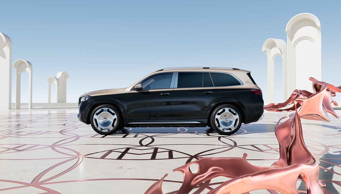Maybach GLS Bildgalerie Seitenansicht