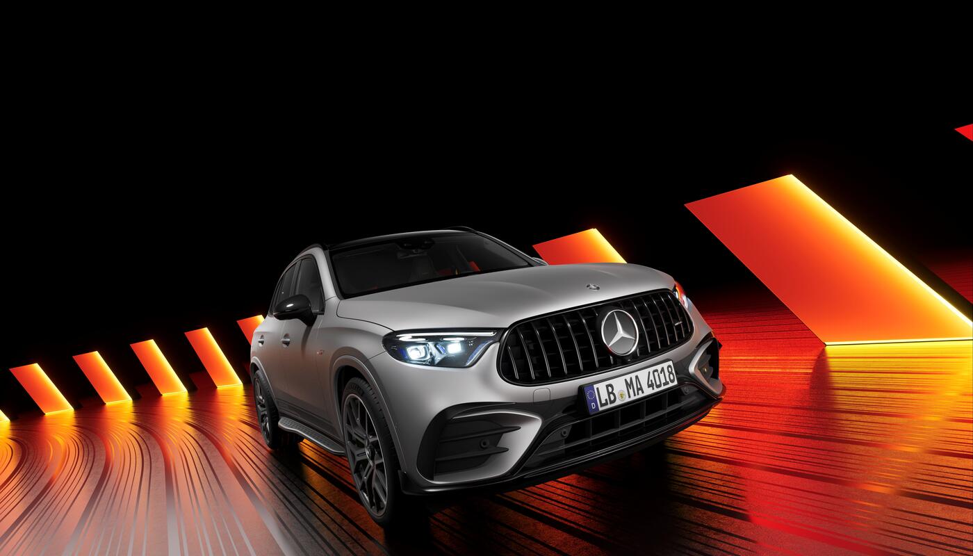 AMG GLC SUV mit sportlichem Design