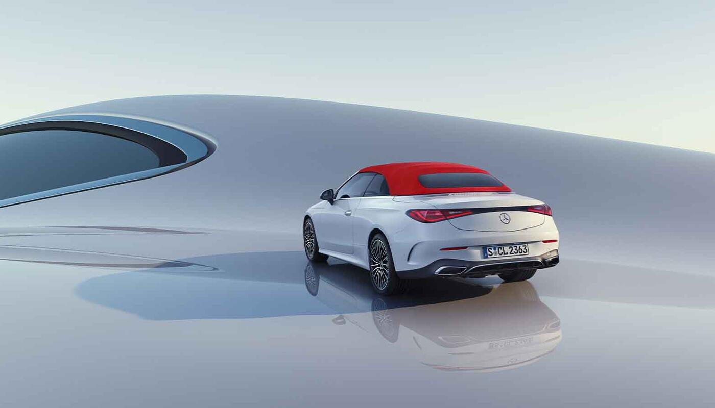 CLE Cabriolet Heckansicht