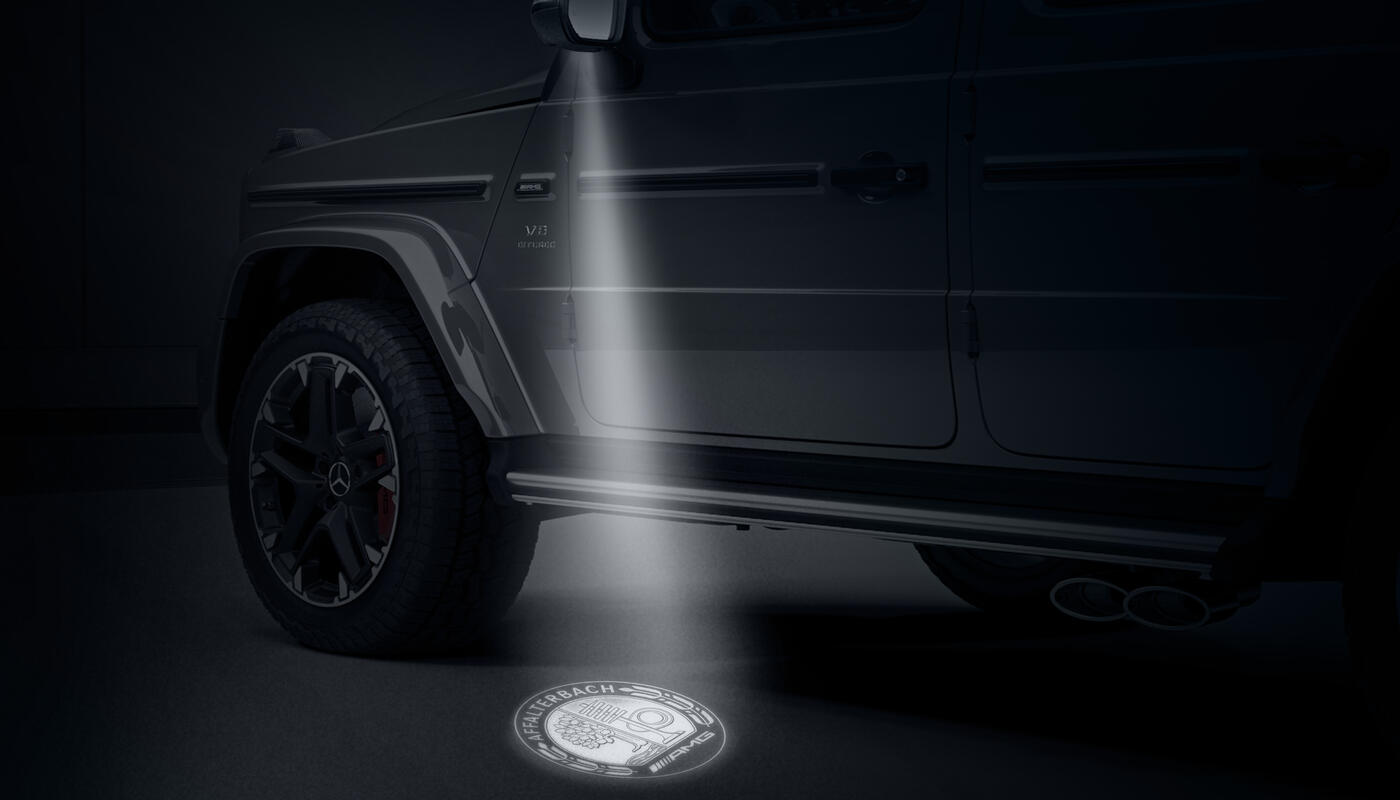 Mercedes-AMG G-Klasse_Logo Einblendung