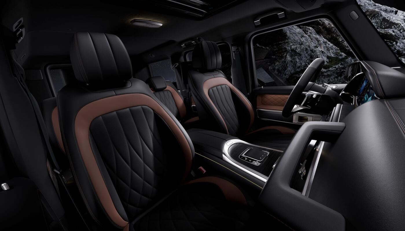 G-Klasse-Fahrercockpit