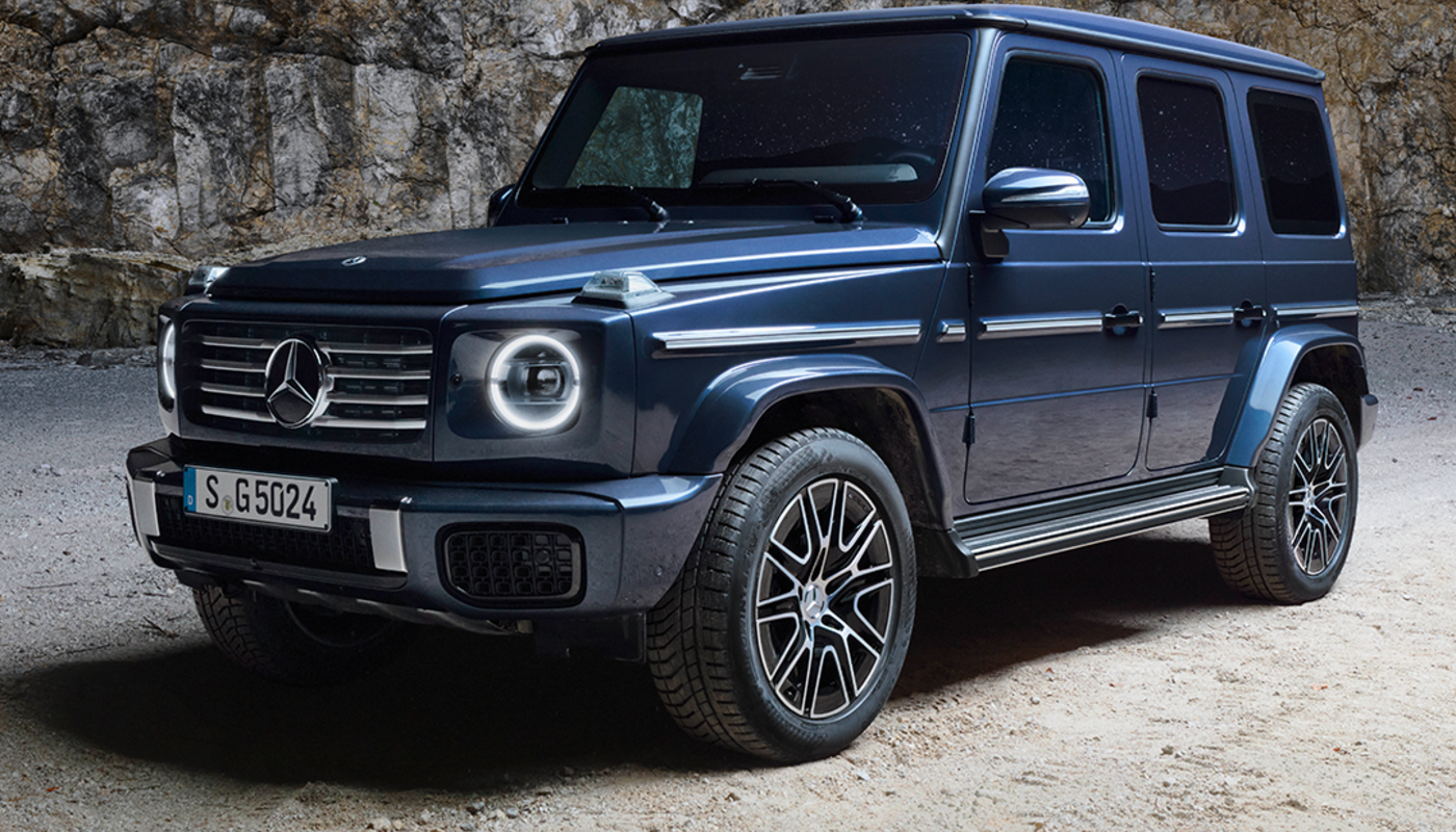 G-Klasse-Seitenansicht mit Front
