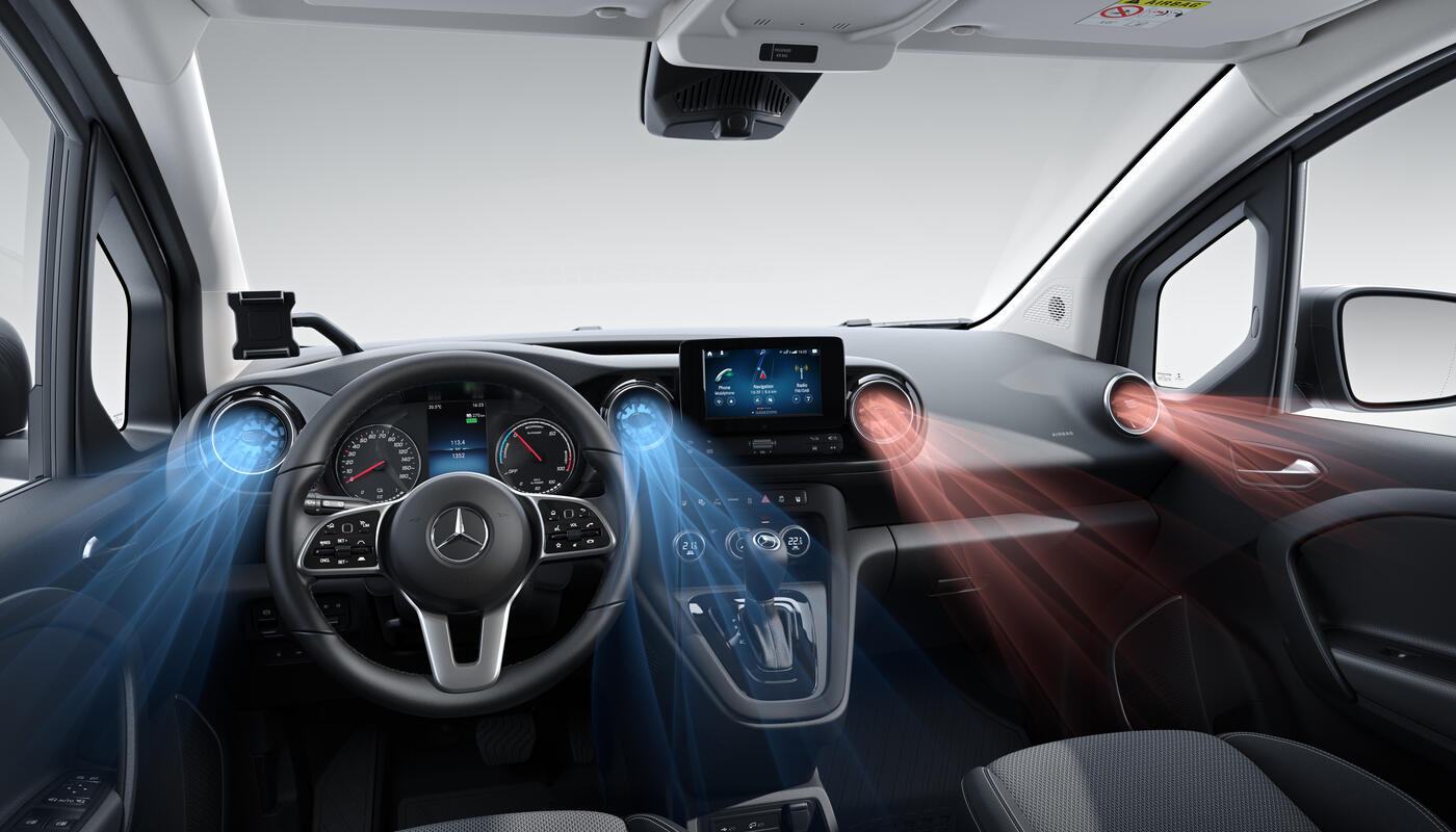 eCitan Tourer_Vorklimatisierung für temperierter Innenraum