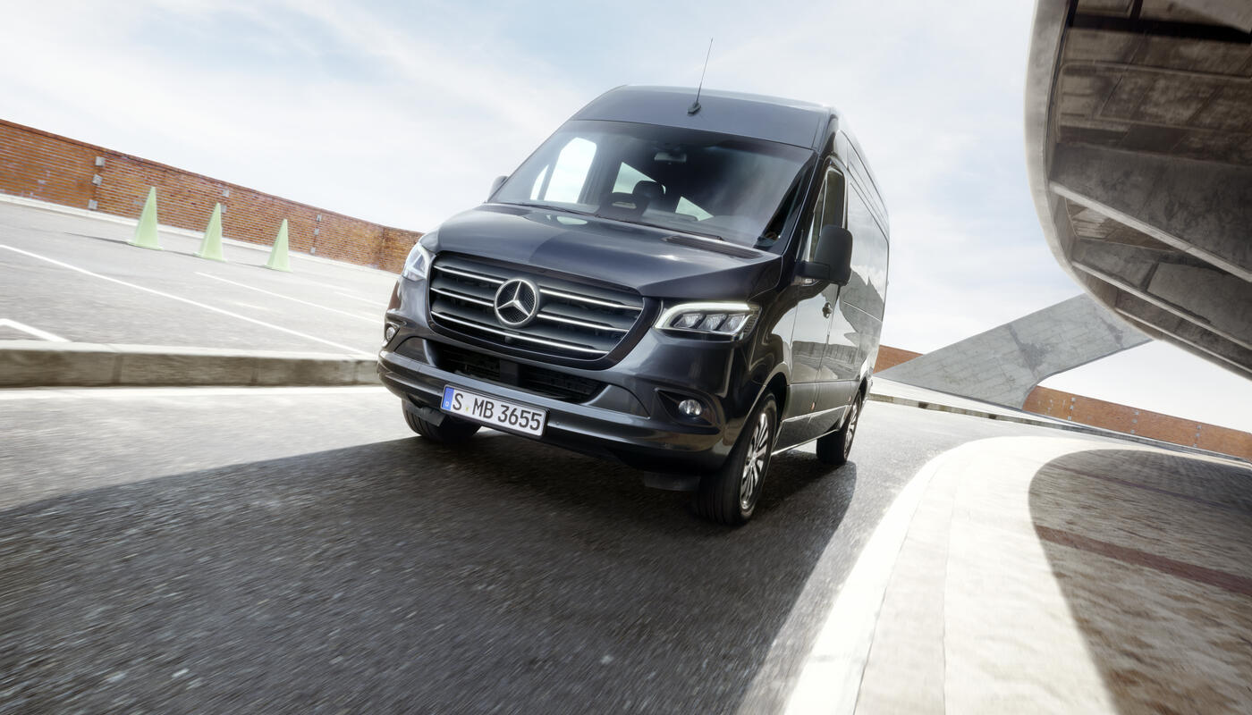 Der Sprinter Tourer in Fahrt