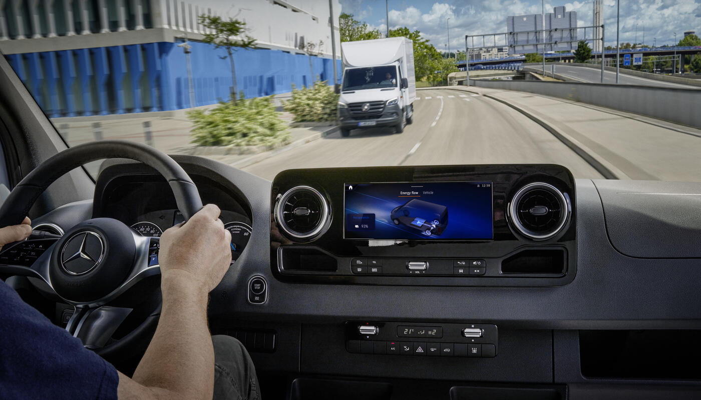 Mercedes-Benz eSprinter Kastenwagen_Fahrercockpit