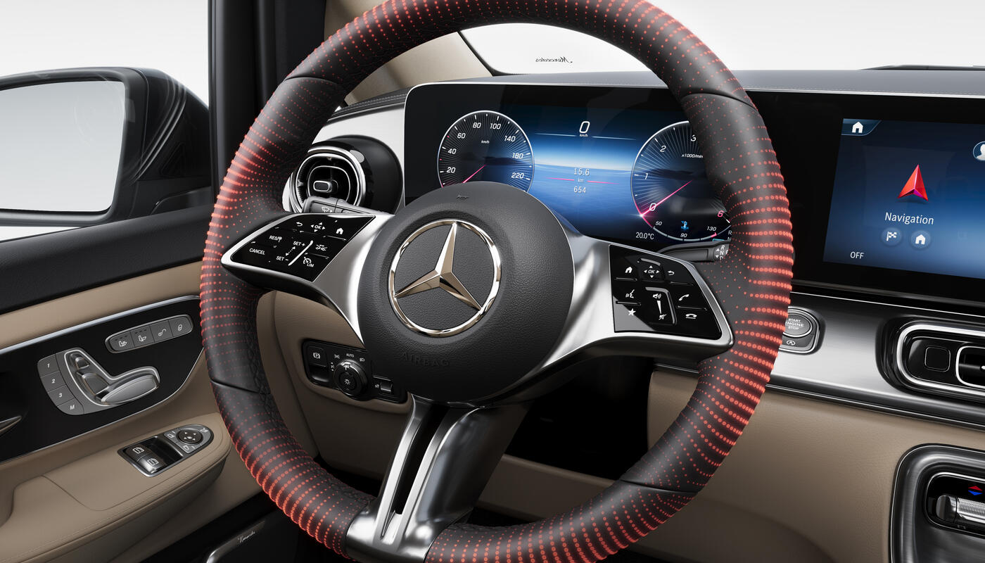 Mercedes-Benz V-Klasse Marco Polo_das Lenkrad mit Heizung