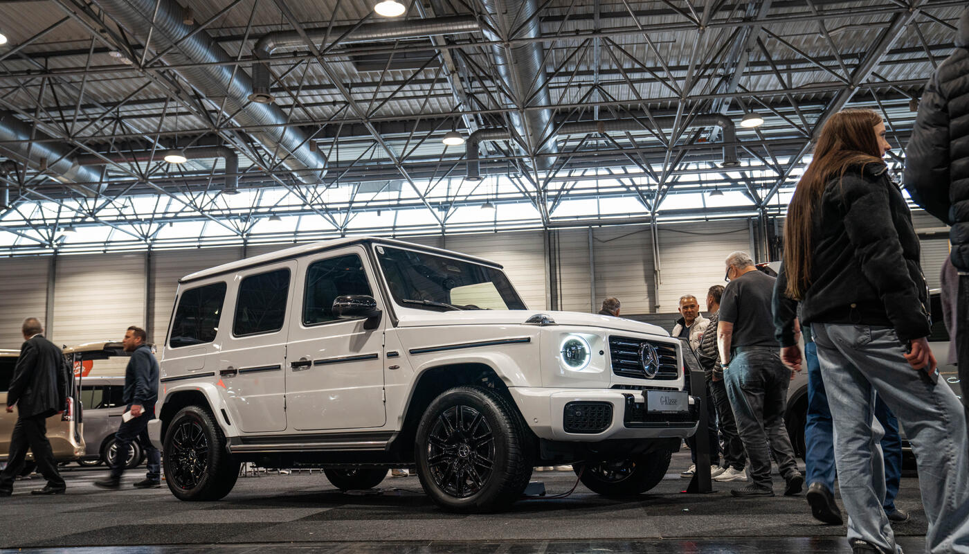 Die elektrische G-Klasse  - das Highlight auf der Vienna Drive.