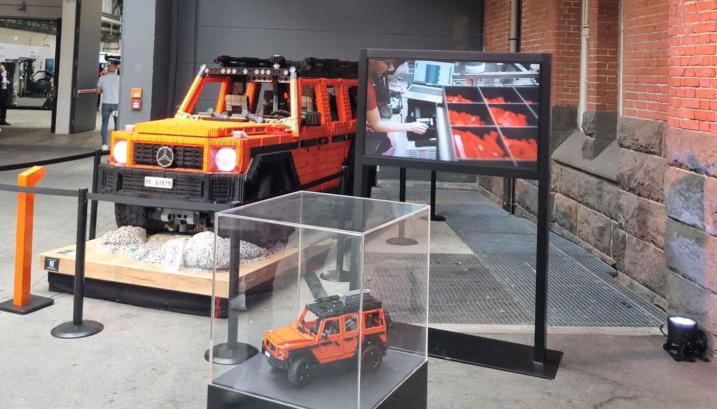 Mercedes-Benz After Sales Veranstaltung in Berlin_Messehalle innen