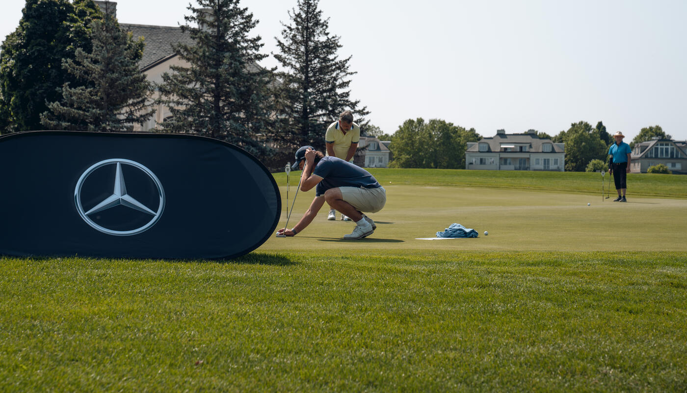 MercedesTrophy_Abschlag wird vorbereitet