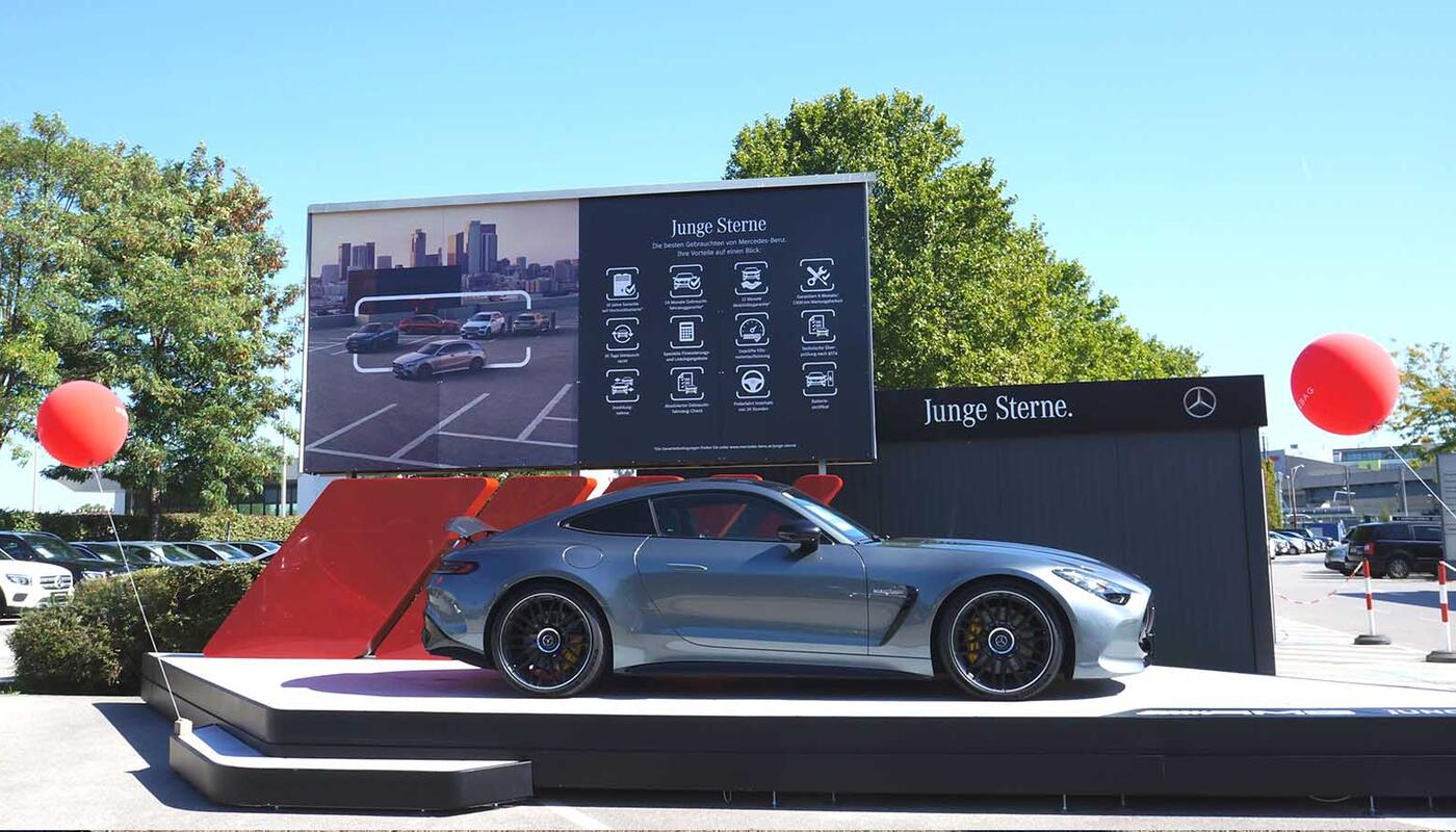 AMG Junge Sterne Plattform_während des Herbstfestes