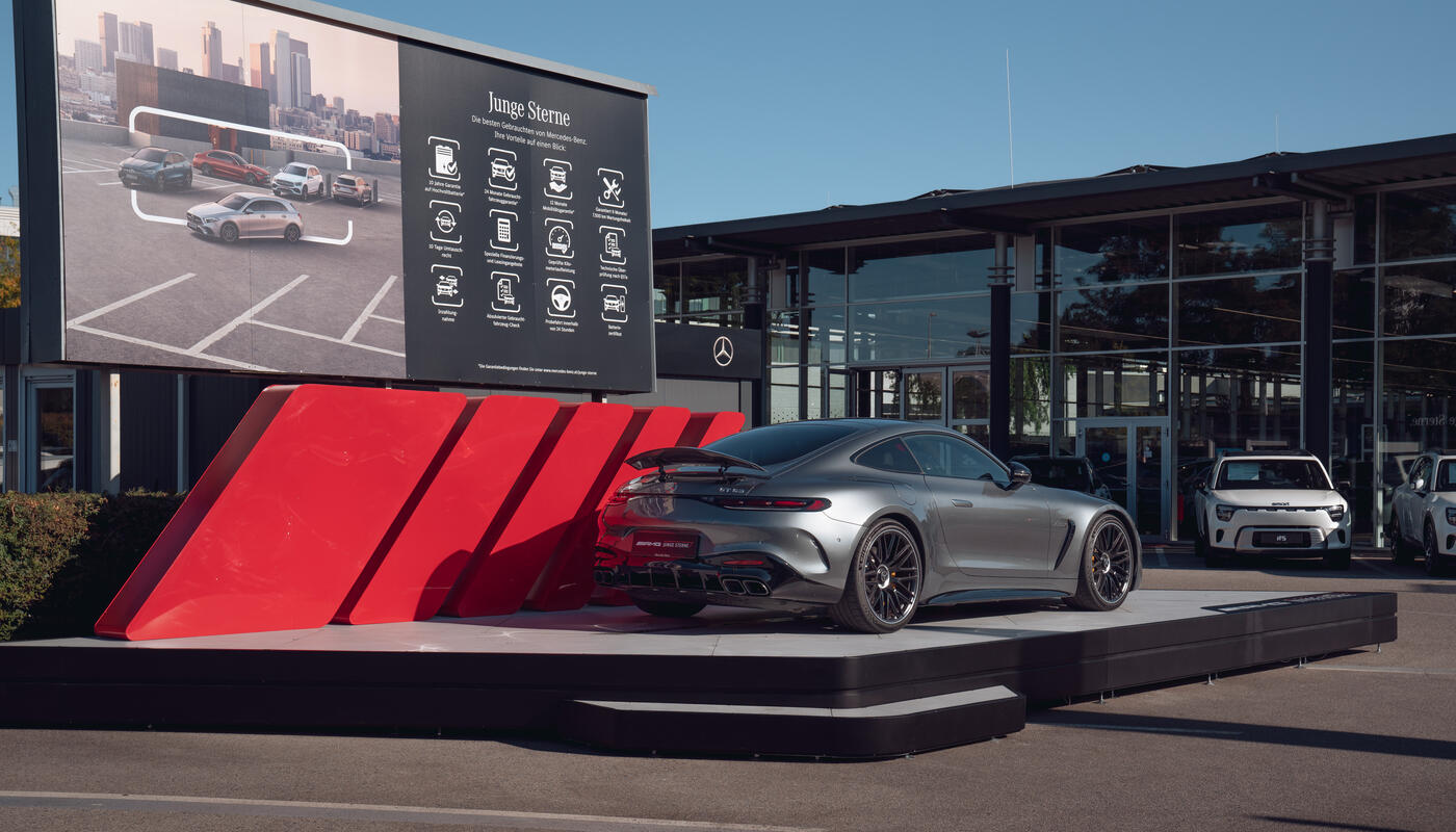 AMG Junge Sterne Plattform_nach dem Aufbau