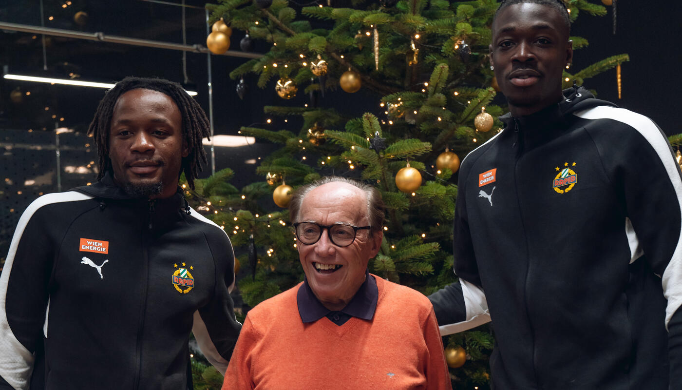 Charity-Event bei Merbag_Fotos mit Rapid-Spielern