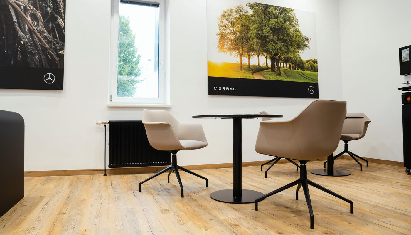 Neuer Wartebereich für Kunden bei MO' Drive