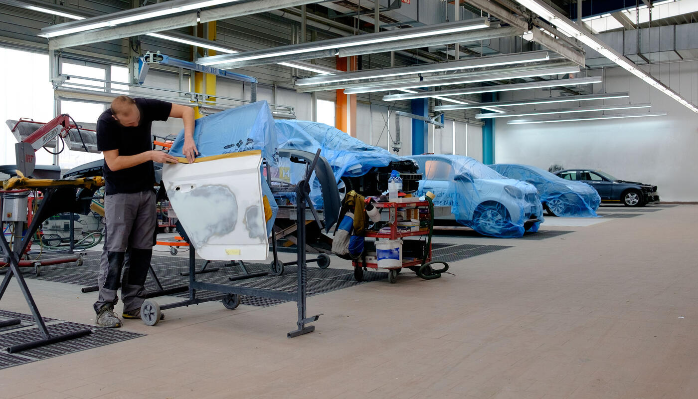 Moderner Arbeitsbereich bei MO' Drive