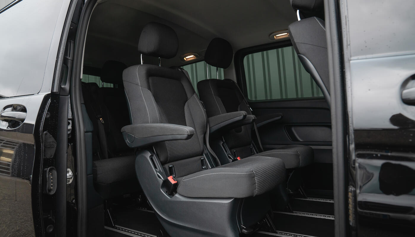 Mercedes Benz V 220 d Kombi lang_Fahrgastraum