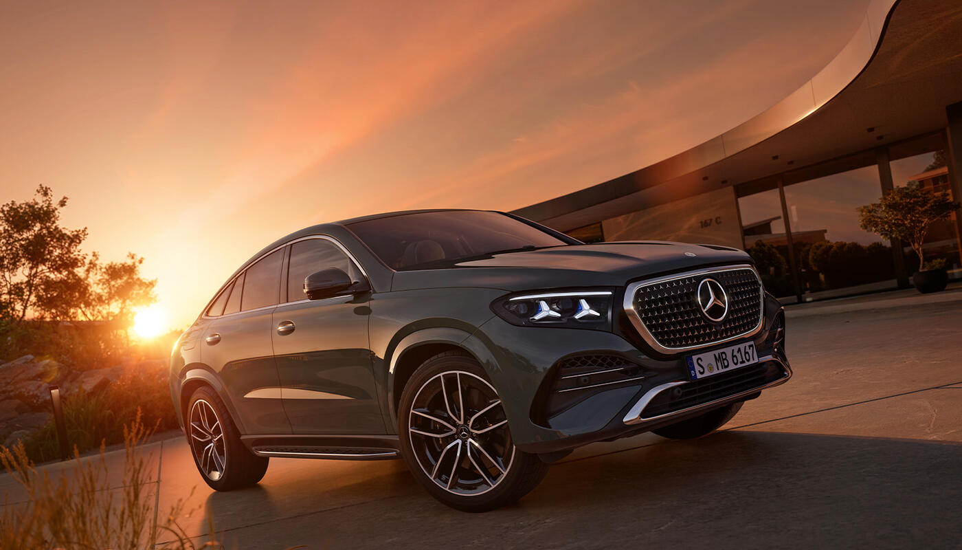 GLE Coupe_seitliche Frontansicht