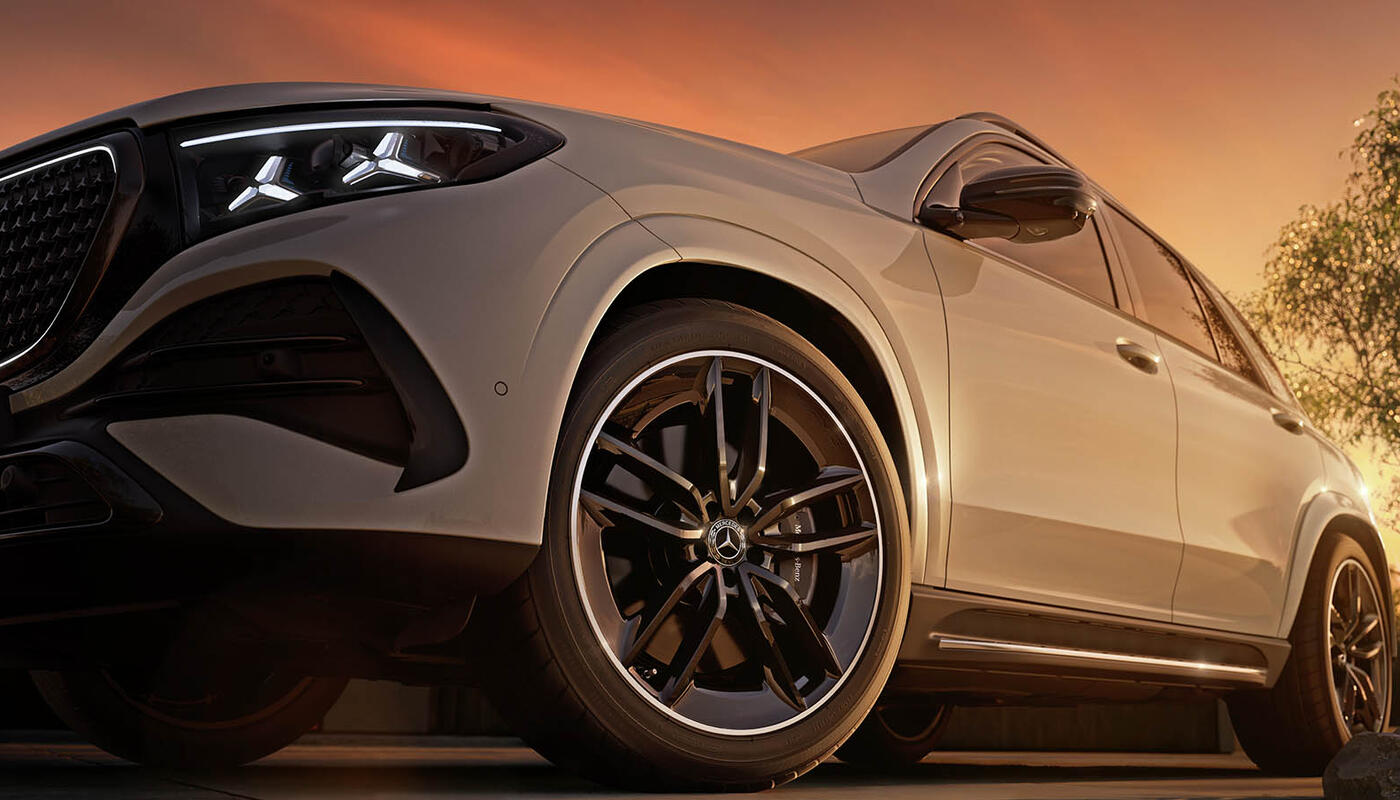 GLE SUV_Felge und Scheinwerfer