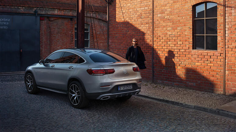 GLC Coupé Heckansicht