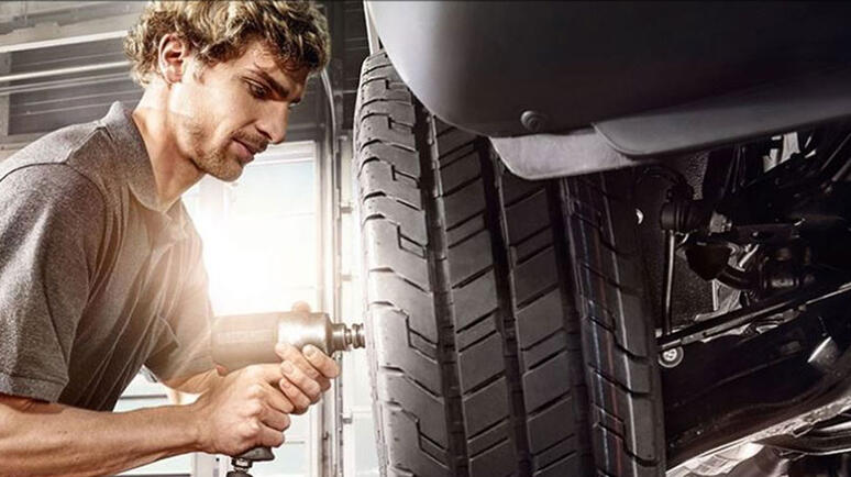 Mercedes-Benz-Reifenwechsel