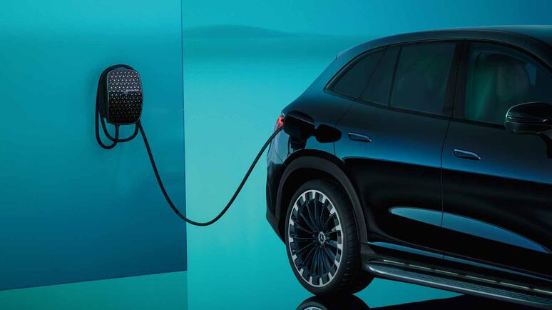 Laden mit der Wallbox von Mercedes EQ