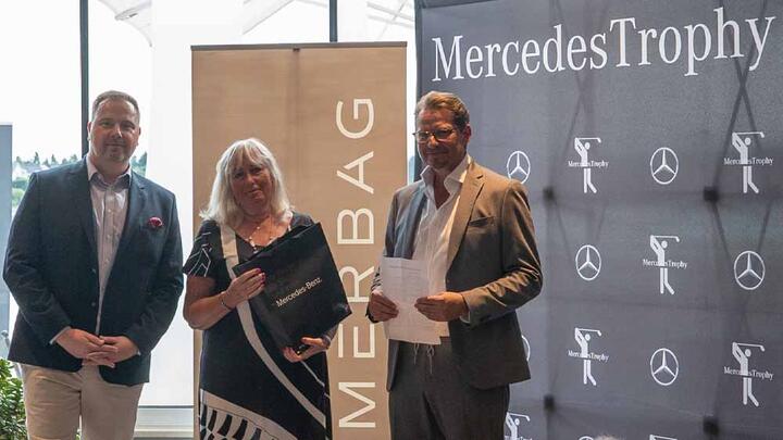 Siegerehrung bei der MercedesTrophy