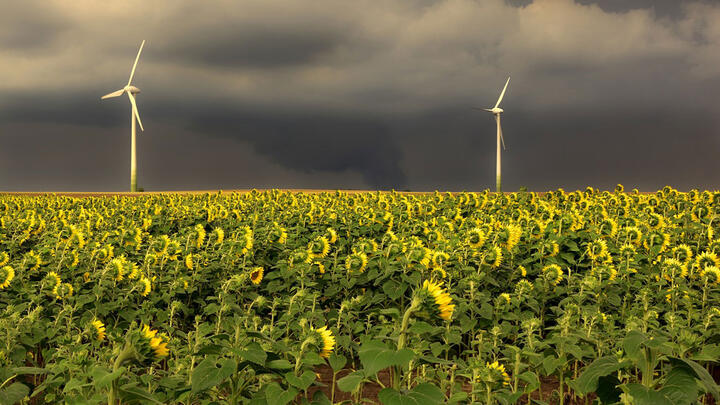 Unwetter mit Hagel Autoreparatur
