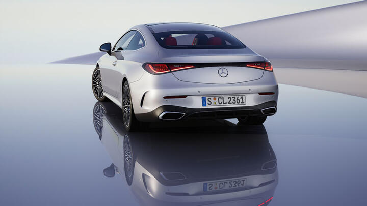 Das fließende Heck des CLE