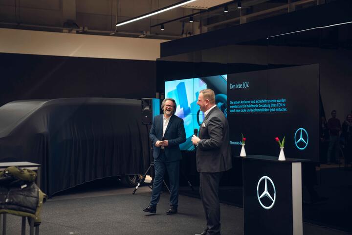 Begrüßung der Gäste