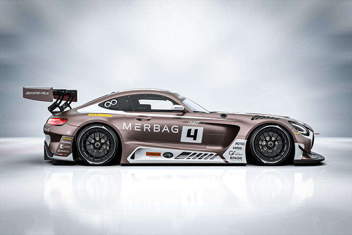 HRT Rennauto mit Merbag Design