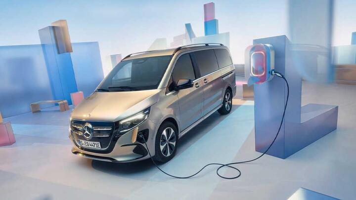 Der Mercedes-Benz EQV