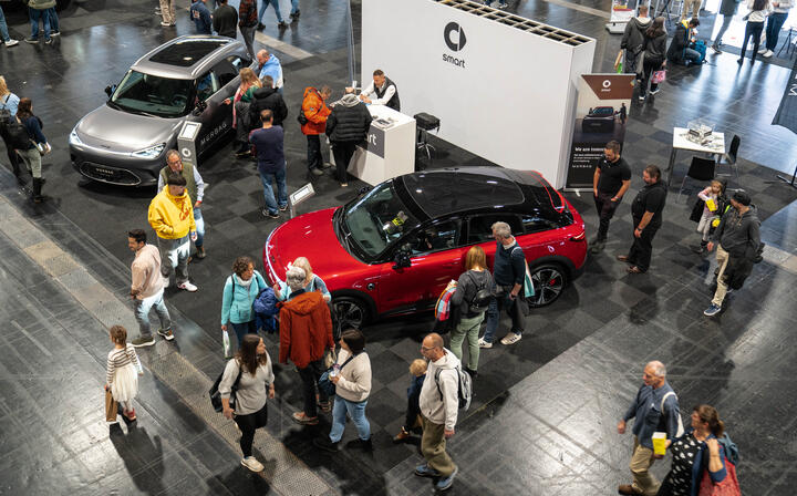 Ausgestellt der smart #1 und #3.