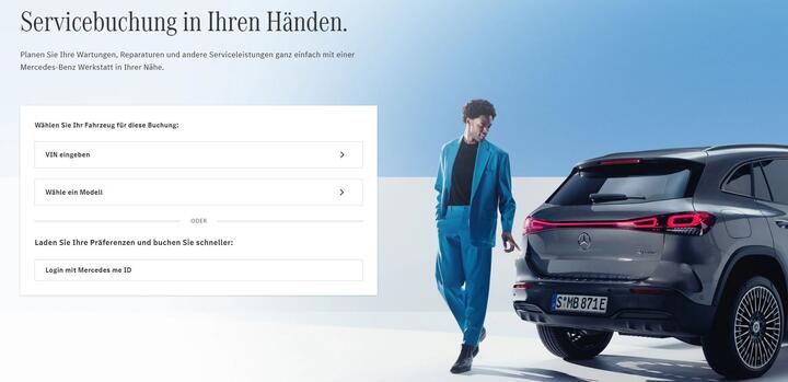 Servicebuchung bei Merbag