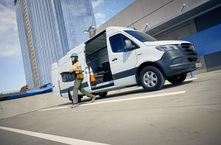 Großzügiges Ladevolumen beim eSprinter