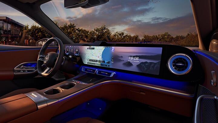 Interieur des neuen GLC mit EQ-Technologie