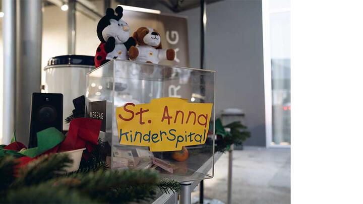 Charity-Event bei Merbag zugunsten des St. Anna Kinderspitals