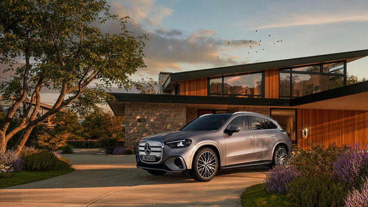 Der neue Mercedes-Benz GLC mit EQ-Technologie zu entdecken auf der Vienna Drive im Jänner 2026