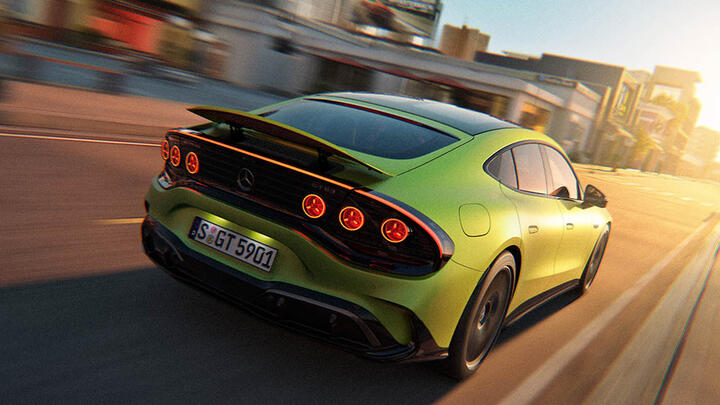 Neuwagen_AMG GT 4 Türer_Heckansicht