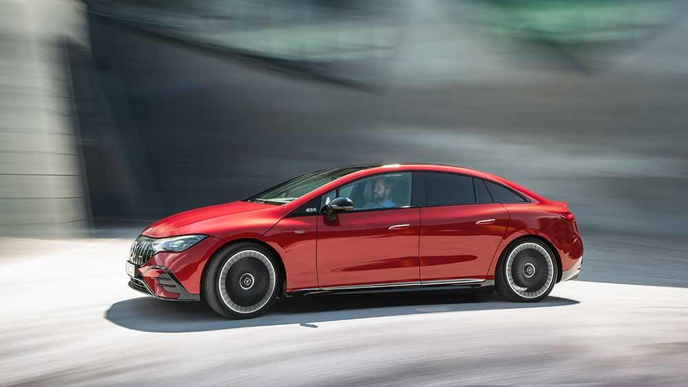 Mercedes-AMG EQE Seitenansicht