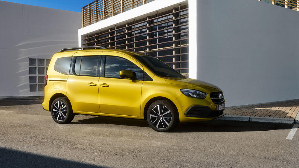 Mercedes-Benz T-Klasse gelb