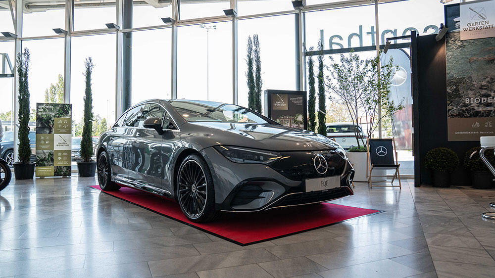 Merbag Frühlingsfest Mercedes EQE