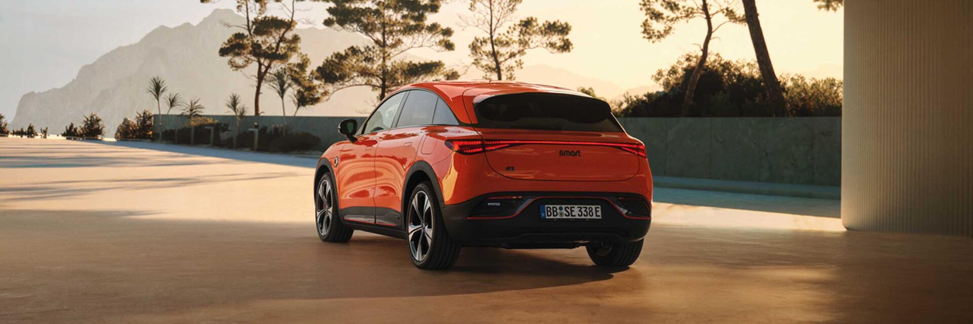 Der smart #3_flacher, breiter und länger – ein echtes sportliches SUV Coupe